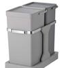Papelera Empotrable 20+15L EKO Deco